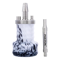 Фото 1 Кальян Pizduk PRO Black-bag (чёрно-белая колба) 