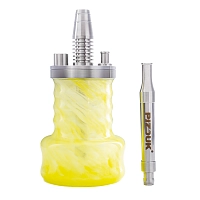 Фото 1 Кальян Pizduk LITE Orange-bag (Желто-белая колба) 