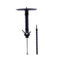 Фото 1 Кальян MAMAY CUSTOMS Coilovers MINI чёрно-синий лак (без колбы) гр. куба 