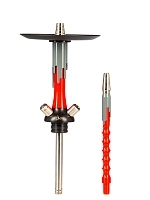 Фото 3 Кальян MAMAY CUSTOMS Flow красно-серый (без колбы) 