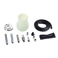 Фото 4 Кальян Pizduk Hookah (orange-bag) бело-жёлтая колба 