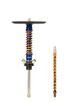 Фото 1 Кальян MAMAY CUSTOMS Coilovers золотой сплеш-синий сплеш (без колбы) 