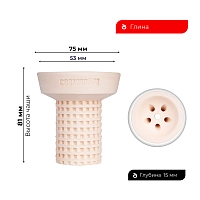 Фото 2 Чашка Cosmo bowl Turkish White A-Shot+Pack 