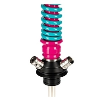 Фото 4 Кальян MAMAY CUSTOMS Coilovers фуксия-м.волна (грав. черепа) (без колбы) 