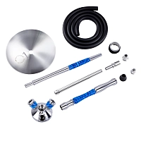 Фото 4 Кальян UNION Fibonacci акрил голубой II (без колбы) 