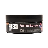 Фото  SEBERO Black с ароматом Фруктовый Милкшейк (Молочный коктейль с фруктами), 100 гр. 