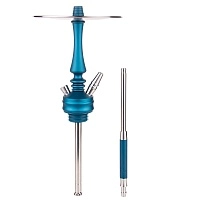 Фото 1 Кальян Hoob Mars mini Морской синий x Нержавеющая сталь 