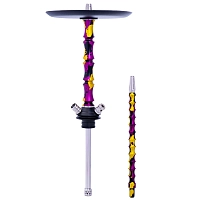 Фото 1 Кальян MAMAY CUSTOMS Asian MINI пурпурно-золотой камуфляж (без колбы) 