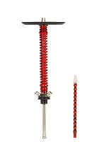 Фото 1 Кальян MAMAY CUSTOMS Coilovers красный сплеш-красный сплеш (без колбы) 