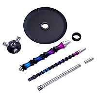 Фото 4 Кальян MAMAY CUSTOMS Asian MINI Dark Space (без колбы) 