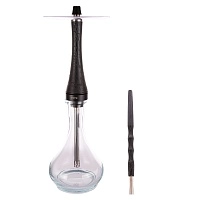 Фото 1 Кальян BATR МОЛНИЯ черный (деревянный мундштук) 