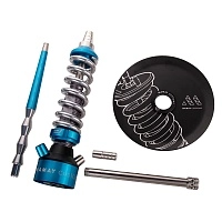 Фото 2 Кальян MAMAY CUSTOMS SKY CHROME (перламутровая колба) 