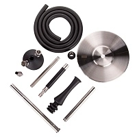 Фото 3 Кальян Hoob Mars mini Чёрный x Нержавеющая сталь 