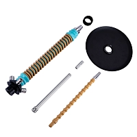 Фото 4 Кальян MAMAY CUSTOMS Coilovers мятно-песочный (без колбы) 