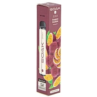 Фото  SOAK X ZERO Passion bubble 2200 затяжек (без никотина) 