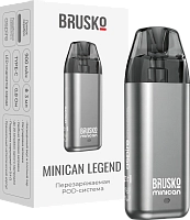 Фото  POD-система BRUSKO Minican Legend Лунное серебро 