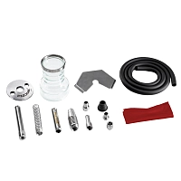 Фото 4 Кальян Pizduk PRO Red-bag (прозрачная колба) 