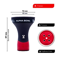 Фото 1 Чаша ALPHA BOWL - Race classic (DF) (Red) 