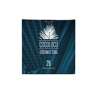 Фото 2 Уголь Cocoloco кокосовый 64 шт (26 мм) 