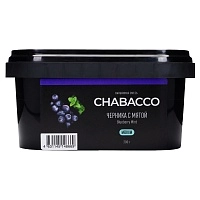 Фото  Chabacco Medium с ароматом Черника с мятой (Blueberry mint), 200гр. 