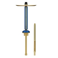 Фото  Кальян Alpha Hookah ECHO Sapphire Blue(Gold)(без колбы) 
