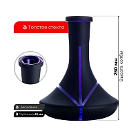 Фото 2 Колба Vessel Glass Крафт полоски фиолетовые (1-175) 