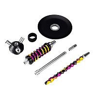 Фото 4 Кальян MAMAY CUSTOMS Coilover Micro золото-пурпурный камуфляж (без колбы) 