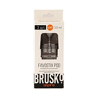 Фото  Картридж к электронной системе BRUSKO FAVOSTIX (3шт.) 0.6 