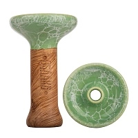 Фото  Чашка Облако Phunnel M Glaze Top салатово-белый мрамор 