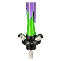 Фото 3 Кальян MAMAY CUSTOMS Flow салатово-сиреневый (без колбы) 