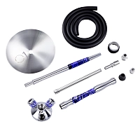 Фото 4 Кальян UNION Fibonacci акрил фиолетовый II (без колбы) 