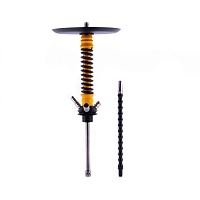 Фото 1 Кальян MAMAY CUSTOMS Coilovers MINI жёлто-чёрный (без колбы) гр. bus 