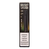 Фото  BRUSKO VINI X2 Банан (2800 затяжек) 