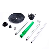 Фото 3 Кальян Tortuga Галера зелёный (без колбы) 