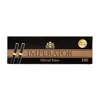 Фото  Гильзы сигаретные с фильтром IMPERATOR BLACK SUPER LONG GOLD 84x25мм (100шт) 
