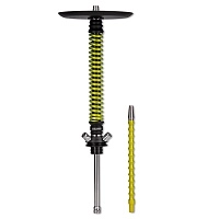 Фото 1 Кальян MAMAY CUSTOMS Coilovers чёрно-салатовый лак (без колбы) 