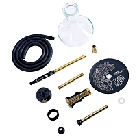 Фото 5 Кальян Alpha Hookah Beat Set Vandal (прозрачная колба) 