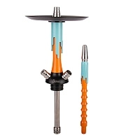 Фото 1 Кальян MAMAY CUSTOMS Flow оранжевый/мята (без колбы) 