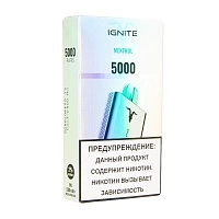 Фото  IGNITE Menthol V2 (5000 затяжек) 