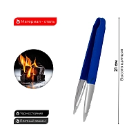 Фото 2 Щипцы Skinny Rubber Blue 