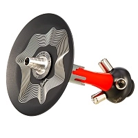 Фото 1 Кальян MAMAY CUSTOMS Flow красно-серый (без колбы) 