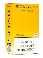 Фото  SOAK CUBE Персик Абрикос 7000 затяжек 