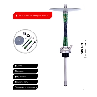 Фото 1 Кальян DSH EX Gray Lake (без колбы) 