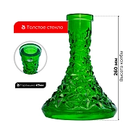 Фото 2 Колба Vessel Glass Кристалл изумруд 