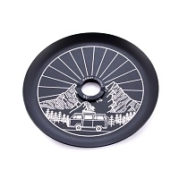 Фото 2 Кальян MAMAY CUSTOMS Coilovers MINI красный-чёрный (без колбы) гр. bus 