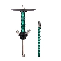 Фото 1 Кальян MAMAY CUSTOMS Asian Micro Base зеленый лак (без колбы) 