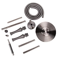 Фото 2 Кальян Hoob Mars Космический серый x Нержавеющая сталь 