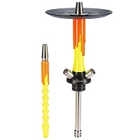 Фото  Кальян MAMAY CUSTOMS Flow оранжевый ф.-жёлтый ф. (без колбы) 