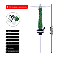 Фото 1 Кальян Maverick 2.0 Cracle Green свет Set 