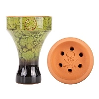 Фото  Чашка Tortuga Чёрная метка глазурь зелёная 